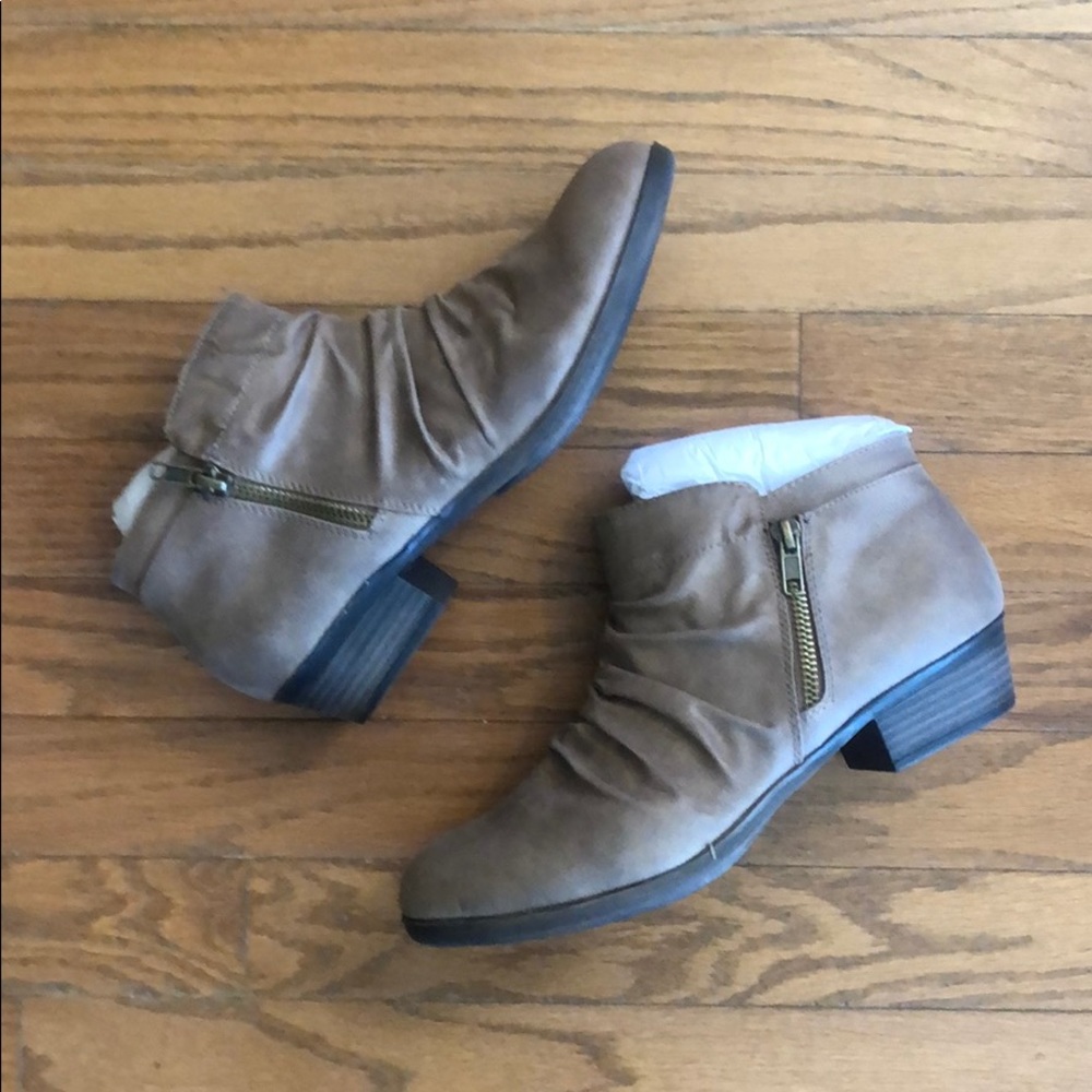 Maurices Natural Scrunch Ankle Bootie